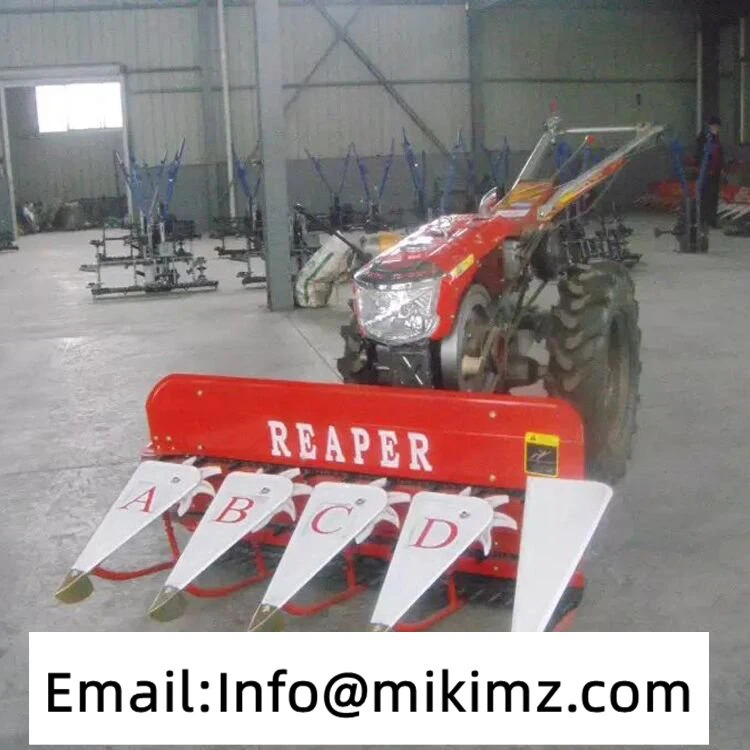 Mini Corn Windrower Tractor Wheat Harvester machine