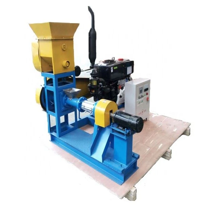 Úszó haltáp extruder berendezés